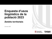 Increment en la comprensió i ús del català en un context de creixement demogràfic