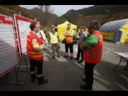 Simulacre d’accident al Cremallera de Núria per una esllavissada