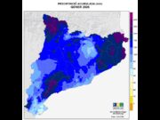 Al gener es registra una pluviometria excepcional a Catalunya