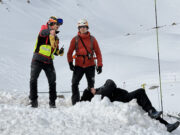 La Molina ha acollit un simulacre de rescat per una allau fora de pistes amb una trentena de persones