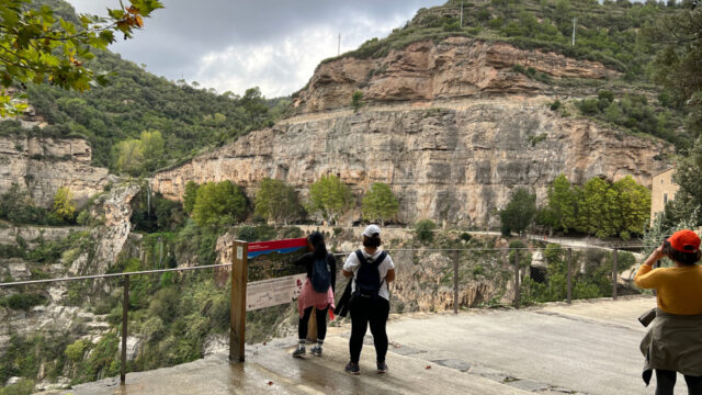 Visitants a Sant Miquel del FaiLourdes Casademont/ACN