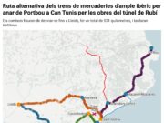 Les obres al túnel de Rubí faran que els trens de mercaderies tardin set hores per anar de Portbou a Can Tunis