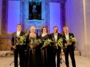 El quartet vocal format per Mireia Pintó, Marta Mathéu, Roger Padullés i Joan Martín-Royo actuarà al Teatre Conservatori aquest diumenge