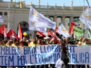 Els docents es manifesten a Barcelona en una nova jornada de vaga del sector a tot Catalunya