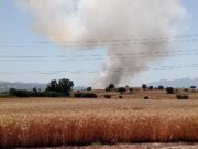 VÍDEO | Un espectacular incendi obliga a mobilitzar helicòpters i avions a Sant Fruitós de Bages