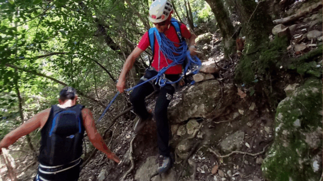 Rescat d'una persona perduda a la canal del Moro, a Montserrat