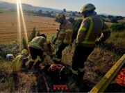 Troben viu un home després d’un espectacular operatiu amb drons i equips especials a Castellgalí