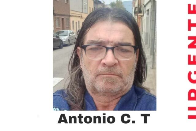 Antonio, de 62 anys, desaapregut a Manresa des del 13 de juliol