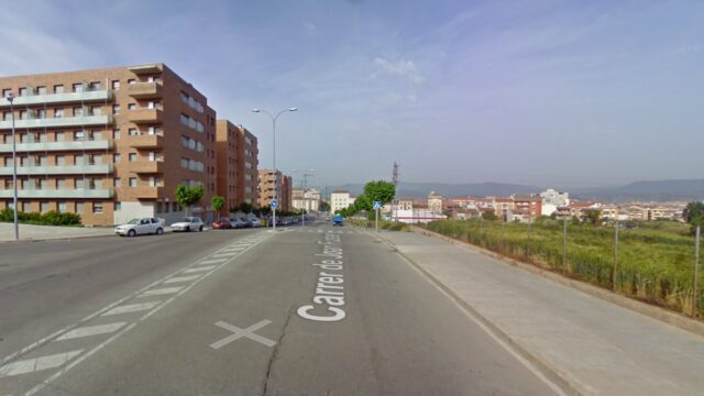 Imatge del carrer de Joan Fuster (Manresa)