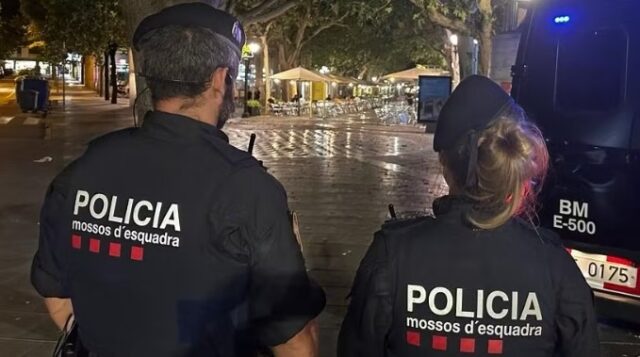 Dos Mossos d'Esquadra a Manresa Europa Press