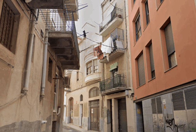 Façanes del carrer del Xiprer de Manresa